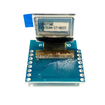 0.66 colių OLED LED LCD Dispaly Shield Suderinama WEMOS D1 MINI ESP32 64X48 0.66 colių Ekranas 0.66