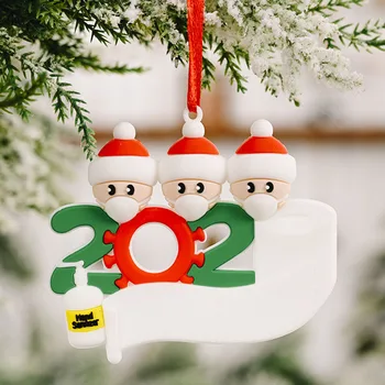 2020 Kalėdų Kabo Pakabukas Kalėdų Eglutės Kabinti Sniego Santa Claus Pakabukas Kalėdinė Dekoracija