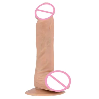 21*4cm Didelis Minkštas Dildo Realistiškas Penis Suaugusiųjų Masturbator Sekso Žaislai Moterims Orgazmas Erotika siurbtukas Dildo Netikras Penis