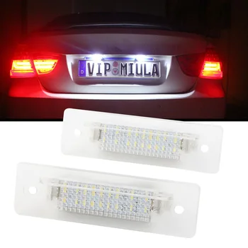 2vnt Automobilio LED Licenciją Plokštelės Šviesos Lempa Už 