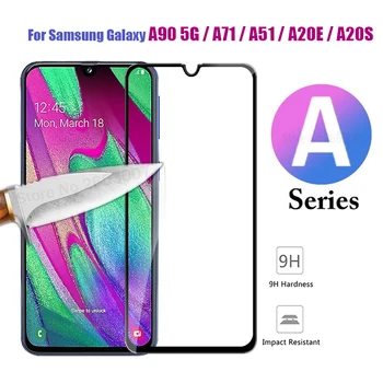 3D Grūdintas Stiklas Samsung Galaxy A90 5G M30s A20S A20E A51 A71 A50 A70 A80 A40 Screen Protector For Samsung A30 A10S A60 A9