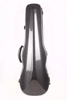 4/4 smuikas atveju visu dydžiu anglies pluošto kompozicinių medžiagų stiprus smuikas box/maišelis