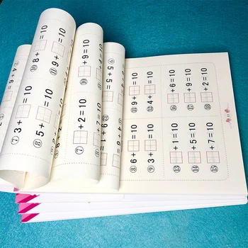 4 Knygos Libros Livros Knyga Kortelės Art Visiškai Naujas Matematikos Ir Aritmetinis Problemas Per 20 Pliuso Ir Minuso Sumaišyti Žodžiu