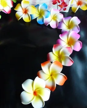 50 didelis 6CM BALTOS spalvos Putų Frangipani Gėlių už nuotaka Havajų Plumeria gėlių papuošti VESTUVIŲ plaukų Aksesuarai moterims