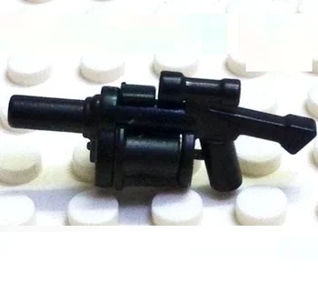 5VNT L6 Granatos Paleidimo Ginklą Karinių Ginklų Miesto Policijos Dalių Playmobil SWAT Duomenys Kūrimo Bloką Plytų Originalus Mini Žaislai