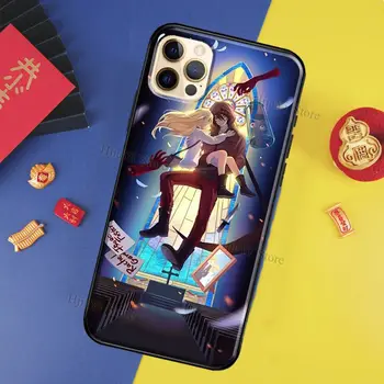 Anime Angelai Mirties Zakas Atveju iPhone XR X XS MAX 11 Pro Max 7 8 Plus SE 2020 Coque 