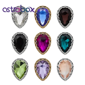Astrobox Siuvimo Ašaros Stiklo Kristalų Masės Siūti Cirkonio Lizdą Letena Letena Kūrimo Akmenukų Imitacija Drabužius Garmen