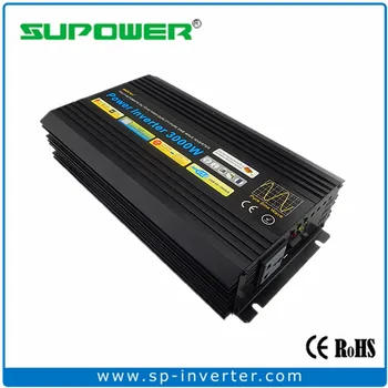 Aukšto Efektyvumo 12V 24V 48VDC, Kad 120V 220V Išjungti Tinklo 3000W Pure Sine Wave Power Inverter 