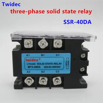 Aukštos Kokybės Termostato Reguliatorius SSR Išėjimo PID Reguliatorius + Termopora K +Trijų Fazių (Solid State Relay SSR-40DA