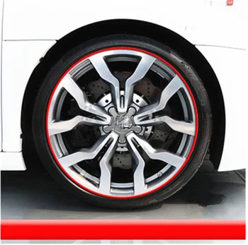 Auto populiarus ratlankio apsauga automobilių padangų dekoratyvinės juostelės spalvos linija gumos Ford Transit 