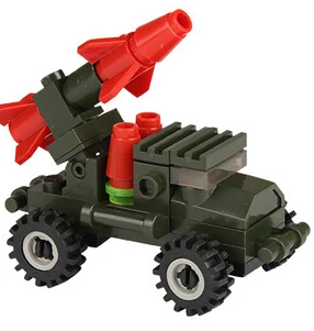 Blokai mažų dalelių karinės serija vaikų švietimo žaislai kovoti įdėta modelis