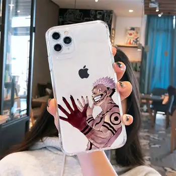 Džiudžiutsu Kaisen Anime Yuji Itadori Telefono dėklas Skirtas iphone 6 7 8 12 11 pro Max Mini plus X XR XS 