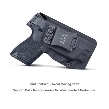 IWB Kydex Dėklas Smith & Wesson M&P Shield 9mm/.40 M2.0 S&W - Su Integruota CT Lazeris - Viduje Juostos Nuslėpė Atlikti