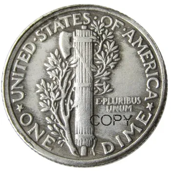 JAV Gyvsidabrio Bulvarinis 1945 P/S/D Sidabro Padengtą Kopijuoti Monetas