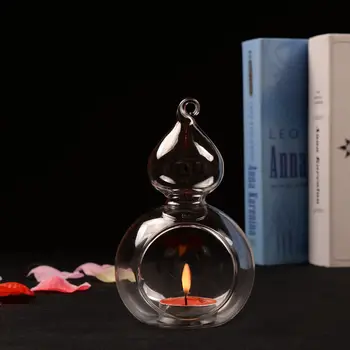 Kabo Skaidraus Stiklo Pasaulyje Cucurbit Žvakių Laikiklis Arbata Šviesos Augalų Terariumai Žvakių Laikiklis Romantiška