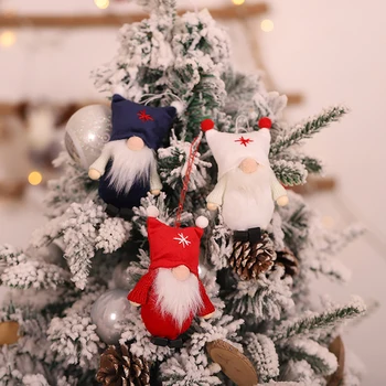 Kalėdų Gnome Audinys Santa Lėlės Kabo Pakabukas Namų Grupė Kalėdų Medžio Lašas Ornamentu Papuošalai Kalėdų Švenčių Prekes