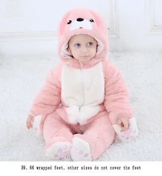 Kūdikiams berniukas, mergaitė, drabužiai, naujas gimęs kūdikis kostiumas jumpsuits Kūdikių onesies žiemos Sleepwear