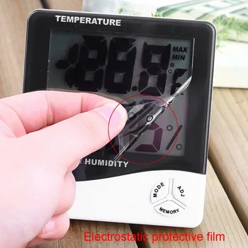 LCD Skaitmeninis Temperatūros, oro Drėgmės Matuoklis -2 -1 Patalpų Lauko termometras su drėgmėmačiu Oro Stoties Laikrodis