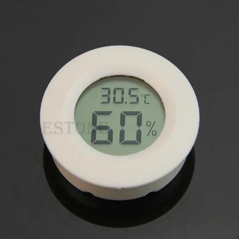 LCD Skaitmeninis Termometras su Drėgmėmačiu Šaldytuvas Šaldiklis testeris Drėgmės Matuoklis N0HB