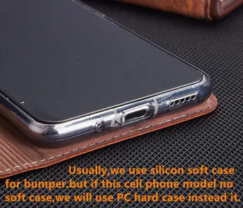 Litchi grūdų natūralios odos apversti atveju kortelė kišenėje Huawei Honor V20/Garbės V10/Garbės V9 telefono dangtelį magnetinis dėklas coque