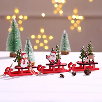 Medinės Dažytos Spalvinga Automobilių Eglutė Kalėdų Pakabukas Puošyba, Dekoras, Namų Vaikams, Žaislų, Dovanų Xmass Naujųjų Metų Šaliai Dekoro Navidad2021