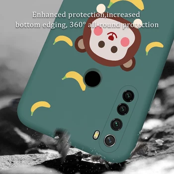 Mielas Gyvūnų Minkštas Silikoninis Telefono dėklas Apie Xiaomi Redmi Pastaba 7 8 9 Pro Pastaba 9S Kinų Zodiako antidetonaciniai Apsaugos Atveju Padengti