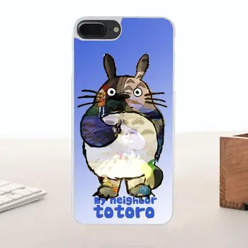 Minkšto Silikono TPU Skaidriai Mobilųjį Telefoną Padengti Mano Kaimynas Totoro 