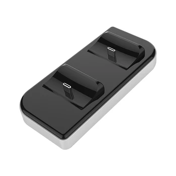 NAUJAS PS5 Gamepad Žaidimas Priedai Kroviklis Dokas Dual USB Rankena Įkrovimo Valdiklis, Įkroviklis Dokas Dual USB Rankena, Įkroviklis, laikiklis