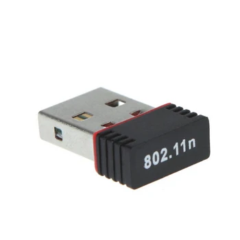 NAUJAS USB mini belaidė smulkaus tinklo plokštė 150Mbps kompiuterio wifi priėmimo ir perdavimo adapteris dropshipping adapter USB mini