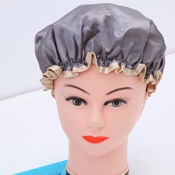 Naujų Namų Moterų Elastinga Daugkartinio Naudojimo Vandeniui Dušo Kepuraitė Galvos Plaukai Padengti Maudymosi Kepurę