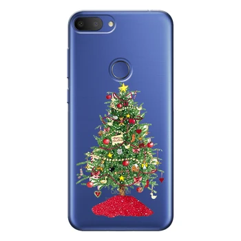 Naujųjų metų Kalėdų Mielas Kalėdų Senelio Elnių, sniego Telefoną Atveju Alcatel 1S/1S 1 3/3L 1C 3 1 2019 5033D 5003D TPU Silikono atveju
