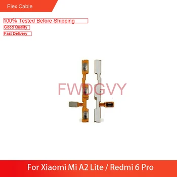 Pakeisti Xiaomi Mi A2 Lite / Redmi 6 Pro Galios Apimtis Flex Kabelis IŠJUNGTAS Šoninis Mygtukas Jungiklis Flex Kabelis