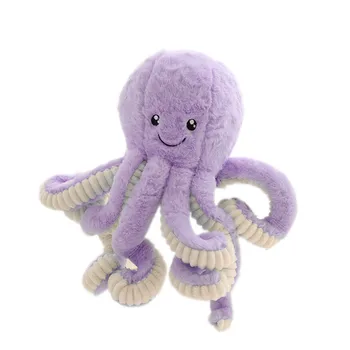 Pliušinis Cute Octopus Lėlės Minkštas Žaislas Įdaryti Jūrų Gyvūnų Gimtadienio Dovanos Pulpo Nuotaika Keičiasi Aštuonkojai Iškamša Juguetes
