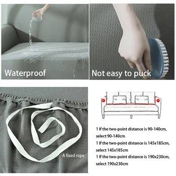 Super Atsparus Vandeniui Kietasis Cubre Sofa Apima Kambarį Dulkėms Elastico Gera Aprėptis Visą Sofa-Vėdinimo