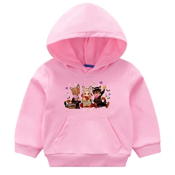 Tualeto-privalo Hanako-kun Vaikų Palaidinukė Berniukas Mergaičių Rudenį Streetwear Spausdinimo Hoodies Puloveriai 2020 Harajuku Mados Hoodie