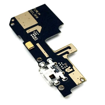 USB Įkrovimo lizdas Įkroviklis Valdybos Flex Kabelis Redmi 5 Plius Dokas Plug Jungtis Su Mikrofonu Flex Kabelis