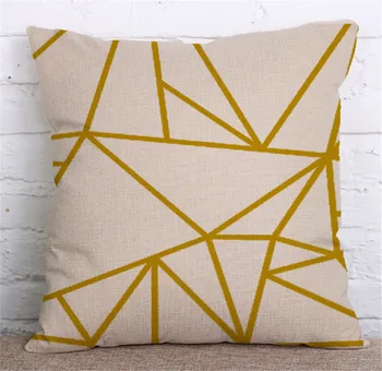 ZXZXOON Aukso geometrinis raštas meilės, namų tekstilės dekoratyvinis mesti pagalvės užvalkalą padengti sofa namų dekoro rubisafe de almofadas