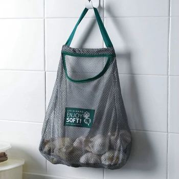 Ekologiškas Pirkinių Krepšys Nešiojamų Daugkartinio naudojimo Maišelį Maisto produktų Laikymo Rankinės Didelės Talpos Vežėjas Maišelį Aukštos Kokybės Recyle
