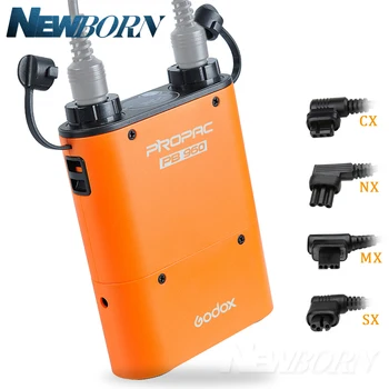 Godox PB960 Orange Power Battery Pack 4500mAh už Nikon canon Yongnuo Godox Sony Metz Blykstė Speedlite Fotoaparato Blykstė